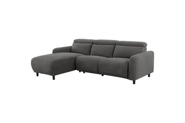 Reclinersoffa med hörn Loft24 Skaane Reclinersoffa 3-sits Grey1 Right-faced Manchester - Möbler - Soffa - Biosoffa & reclinersoffa