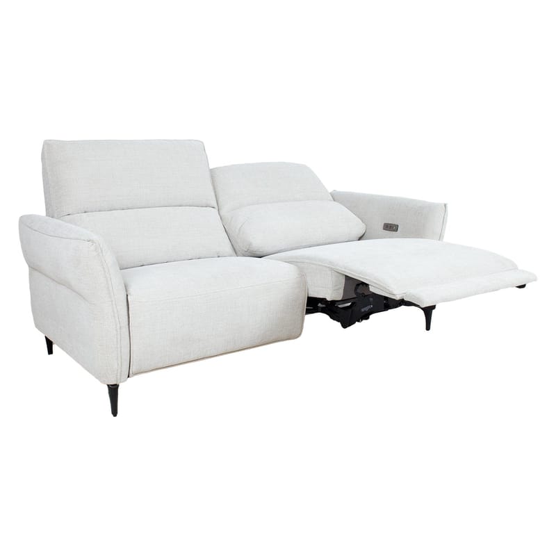 Reclinersoffa Näsdal 3-sits med elektrisk mekanism - ljusbeige - Möbler - Soffa - Biosoffa & reclinersoffa