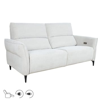 Reclinersoffa Näsdal 3-sits med elektrisk mekanism - ljusbeige - Möbler - Soffa - Biosoffa & reclinersoffa