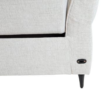 Reclinersoffa Näsdal 3-sits med elektrisk mekanism - ljusbeige - Möbler - Soffa - Biosoffa & reclinersoffa
