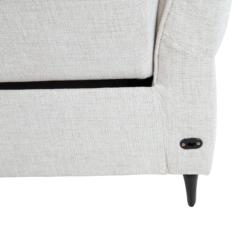 Reclinersoffa Näsdal 3-sits med elektrisk mekanism - ljusbeige - Möbler - Soffa - Biosoffa & reclinersoffa
