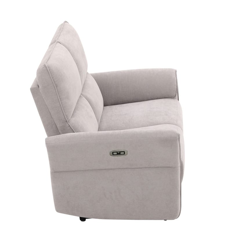 Reclinersoffa Ravdal 2-sits med elektrisk mekanism - grå - Möbler - Soffa - Biosoffa & reclinersoffa