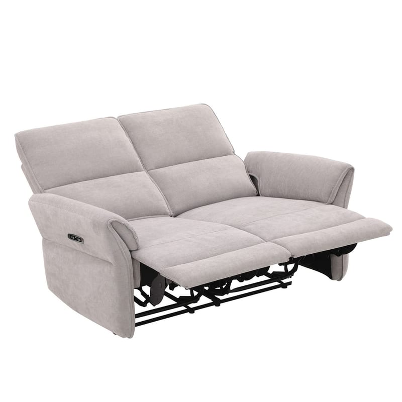 Reclinersoffa Ravdal 2-sits med elektrisk mekanism - grå - Möbler - Soffa - Biosoffa & reclinersoffa