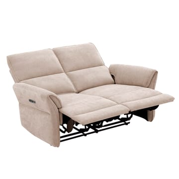 Reclinersoffa Ravdal 2-sits med elektrisk mekanism - ljusbrun - Möbler - Soffa - Biosoffa & reclinersoffa