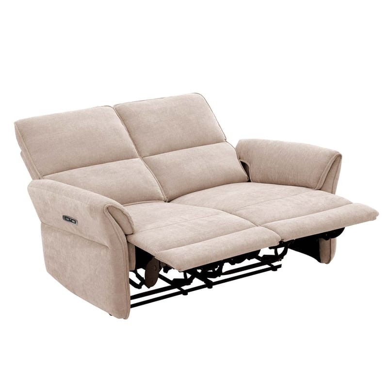 Reclinersoffa Ravdal 2-sits med elektrisk mekanism - ljusbrun - Möbler - Soffa - Biosoffa & reclinersoffa