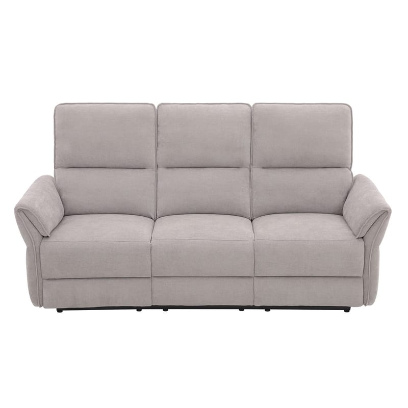 Reclinersoffa Ravdal 3-sits med elektrisk mekanism - grå - Möbler - Soffa - Biosoffa & reclinersoffa