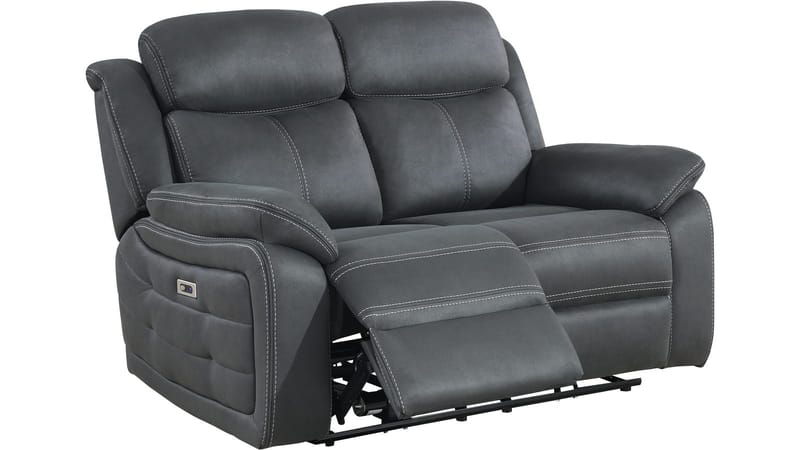 Reclinersoffa Rindal 2 Sits Elektrisk - grå - Möbler - Soffa - Biosoffa & reclinersoffa