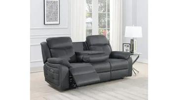 Reclinersoffa Rindal 3 Sits Elektrisk - grå - Möbler - Soffa - Biosoffa & reclinersoffa