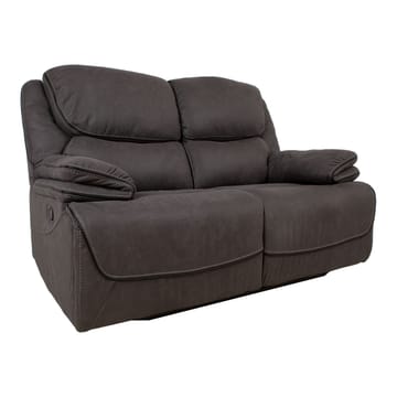 Reclinersoffa Sälmar 2-sits med manuell mekanism - grå - Möbler - Soffa - Biosoffa & reclinersoffa