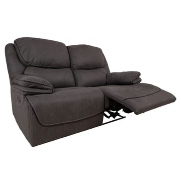 Reclinersoffa Sälmar 2-sits med manuell mekanism - grå - Möbler - Soffa - Biosoffa & reclinersoffa