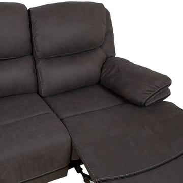 Reclinersoffa Sälmar 2-sits med manuell mekanism - grå - Möbler - Soffa - Biosoffa & reclinersoffa