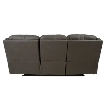 Reclinersoffa Sälmar 3-sits med manuell mekanism - grå - Möbler - Soffa - Biosoffa & reclinersoffa