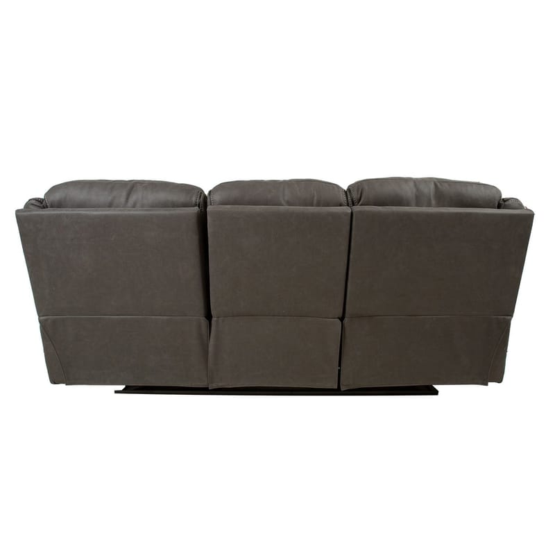 Reclinersoffa Sälmar 3-sits med manuell mekanism - grå - Möbler - Soffa - Biosoffa & reclinersoffa