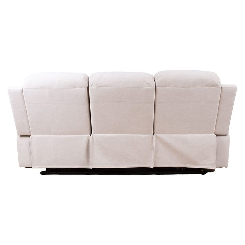 Reclinersoffa Tränor 3-sits med elektrisk mekanism - naturvit - Möbler - Soffa - Biosoffa & reclinersoffa