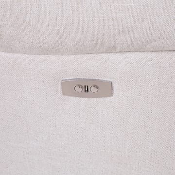 Reclinersoffa Tränor 3-sits med elektrisk mekanism - naturvit - Möbler - Soffa - Biosoffa & reclinersoffa