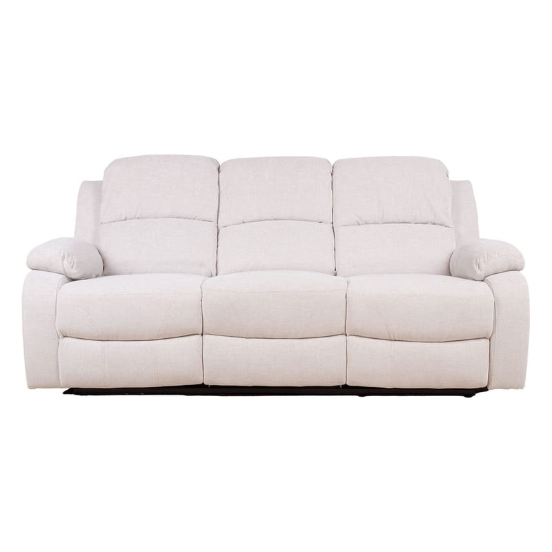 Reclinersoffa Tränor 3-sits med elektrisk mekanism - naturvit - Möbler - Soffa - Biosoffa & reclinersoffa