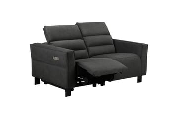 Reclinersoffa utan hörn Loft24 Carpari Reclinersoffa 2-sits Grey Belfast fabric - Möbler - Soffa - Biosoffa & reclinersoffa