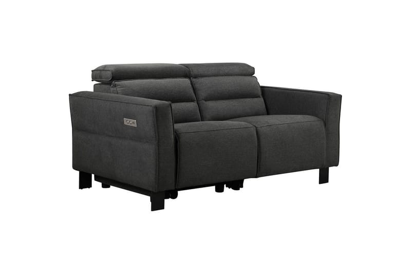 Reclinersoffa utan hörn Loft24 Carpari Reclinersoffa 2-sits Grey Belfast fabric - Möbler - Soffa - Biosoffa & reclinersoffa
