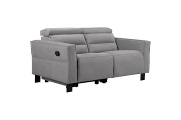 Reclinersoffa utan hörn Loft24 Carpari Reclinersoffa 2-sits Grey Belfast fabric - Möbler - Soffa - Biosoffa & reclinersoffa