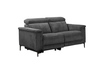 Reclinersoffa utan hörn Loft24 Lund Reclinersoffa 2-sits Grå - Möbler - Soffa - Biosoffa & reclinersoffa