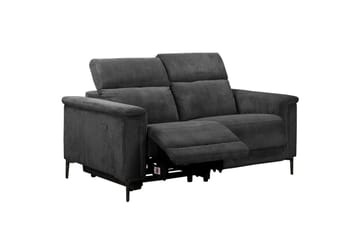 Reclinersoffa utan hörn Loft24 Lund Reclinersoffa 2-sits Grå - Möbler - Soffa - Biosoffa & reclinersoffa