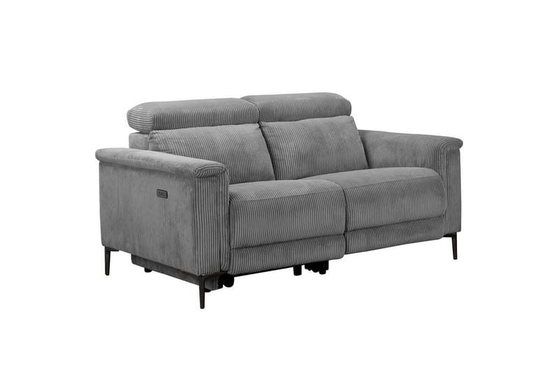 Reclinersoffa utan hörn Loft24 Lund Reclinersoffa 2-sits Lightgrey - Möbler - Soffa - Biosoffa & reclinersoffa