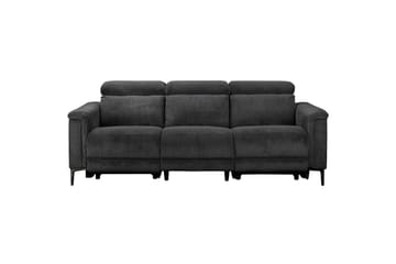 Reclinersoffa utan hörn Loft24 Lund Reclinersoffa 3-sits Grå - Möbler - Soffa - Biosoffa & reclinersoffa