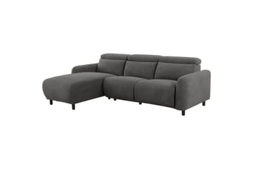 Skaane 3-sits Höger L-formad Hörnsoffa med Recliner i Manchester - Grå - Möbler - Soffa - Biosoffa & reclinersoffa