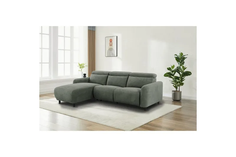 Skaane Reclinersoffa 3-sits - Grå - Möbler - Soffa - Biosoffa & reclinersoffa