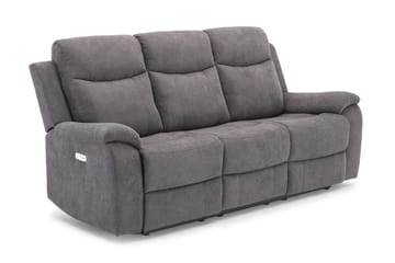 Soffa Milo 3-sits - Grå - Möbler - Soffa - Biosoffa & reclinersoffa