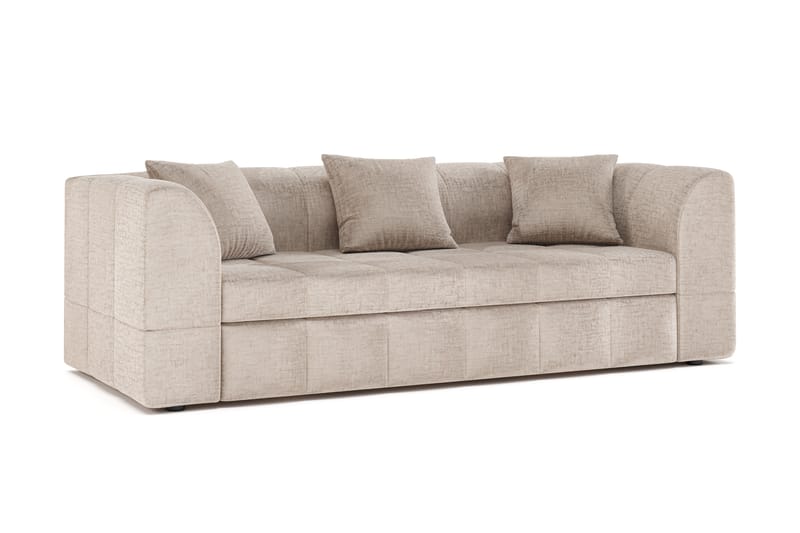 Bjorsund 3-sits Soffa - Beige - Möbler - Soffa - 3 sits soffa