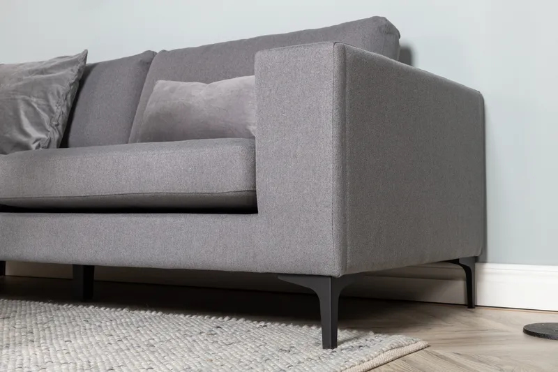 Bolero 3-sits Soffa - Grå - Möbler - Soffa - 3 sits soffa