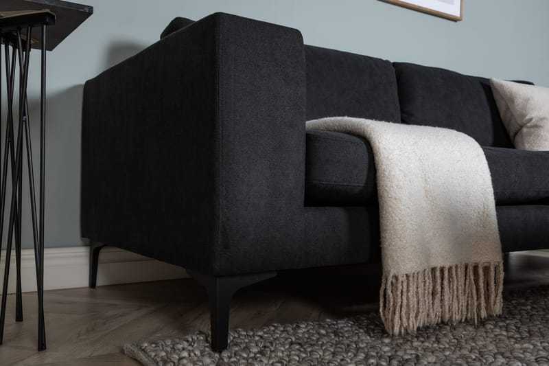 Bolero 3-sits Soffa - Svart - Möbler - Soffa - 3 sits soffa