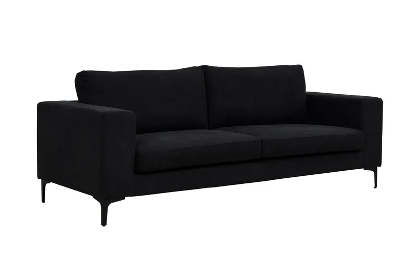 Bolero 3-sits Soffa - Svart - Möbler - Soffa - 3 sits soffa