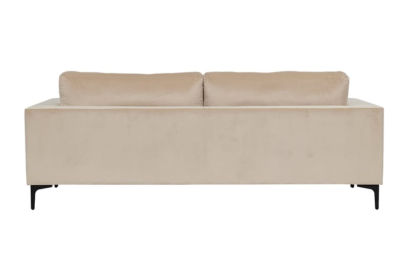 Bolero Sammetssoffa 3-sits - Beige - Möbler - Soffa - 3 sits soffa