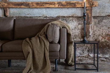 Boom 2-sits Soffa - Brun - Möbler - Soffa - Skinnsoffa