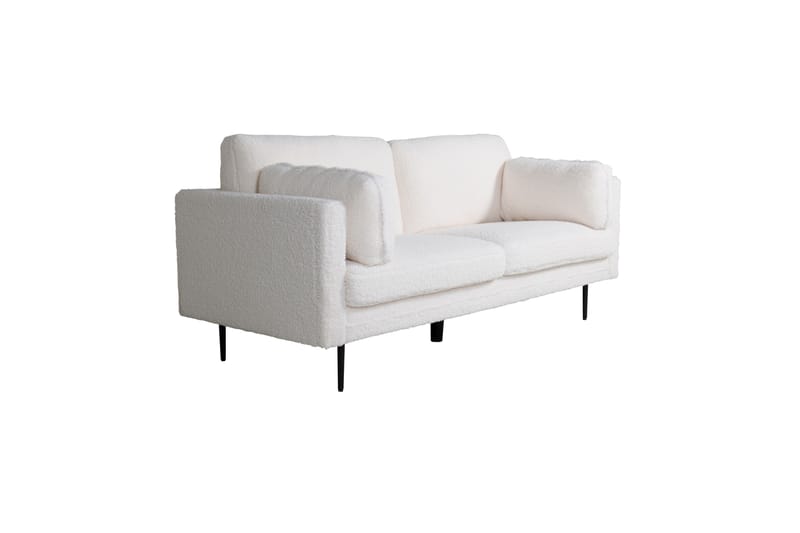 Boom 3-sits Soffa Teddy - Vit - Möbler - Soffa - 3 sits soffa