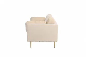 Boom Sammetssoffa 3-sits - Beige - Möbler - Soffa - 3 sits soffa