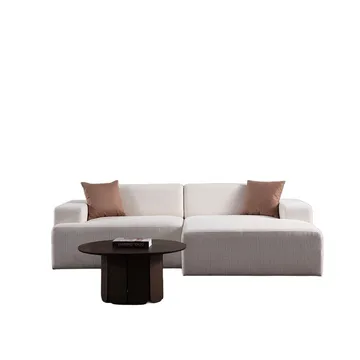 Branorin 3-sits Hörnsoffa - Krämvit - Möbler - Soffa - Divansoffa & schäslongsoffa - 3 sits soffa med divan