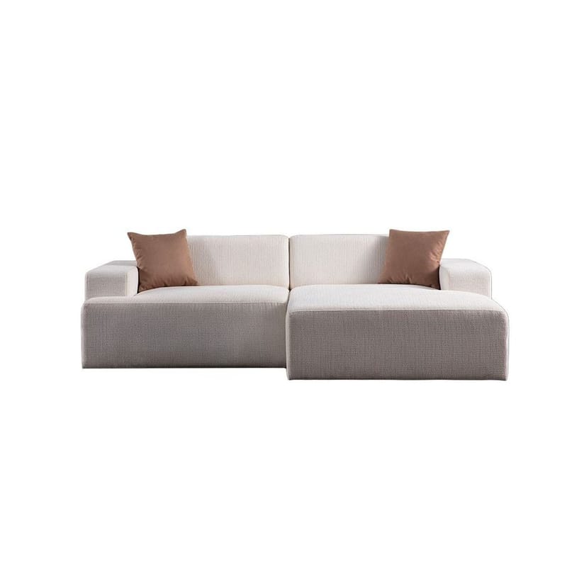 Branorin 3-sits Hörnsoffa - Krämvit - Möbler - Soffa - Divansoffa & schäslongsoffa - 3 sits soffa med divan