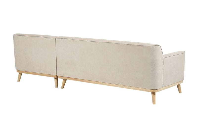 Bree Hörnsoffa 3-sits - Beige/Ljust trä - Möbler - Soffa - Bäddsoffa - Hörnbäddsoffa