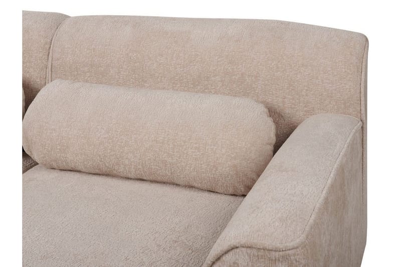 Bree Hörnsoffa 3-sits - Beige/Ljust trä - Möbler - Soffa - Bäddsoffa - Hörnbäddsoffa