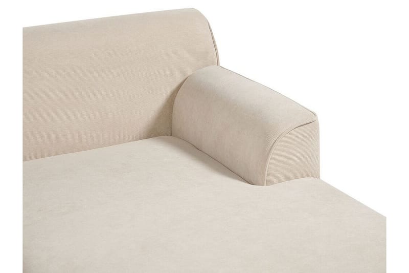 Bree Hörnsoffa 3-sits - Beige/Ljust trä - Möbler - Soffa - Bäddsoffa - Hörnbäddsoffa