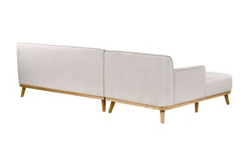 Bree Hörnsoffa 3-sits - Grå/Ljust trä - Möbler - Soffa - Bäddsoffa - Hörnbäddsoffa