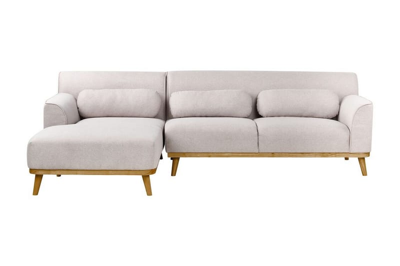 Bree Hörnsoffa 3-sits - Grå/Ljust trä - Möbler - Soffa - Bäddsoffa - Hörnbäddsoffa