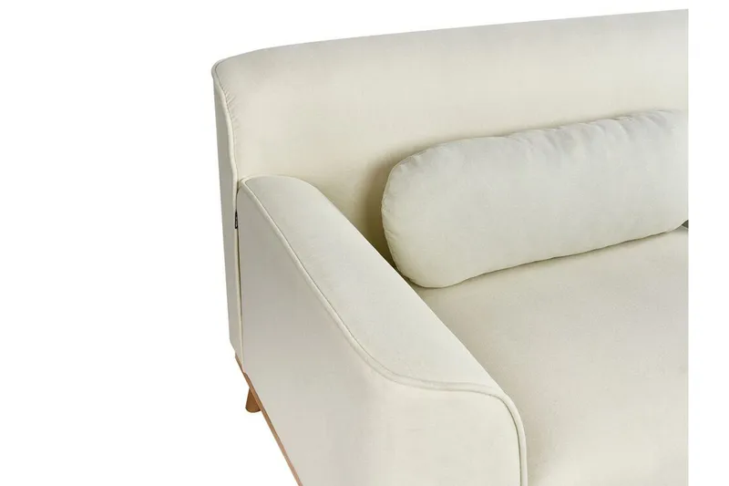 Bree Hörnsoffa 3-sits - Vit/Ljust trä - Möbler - Soffa - Bäddsoffa - Hörnbäddsoffa