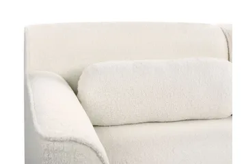 Bree Hörnsoffa 3-sits - Vit/Ljust trä - Möbler - Soffa - Bäddsoffa - Hörnbäddsoffa
