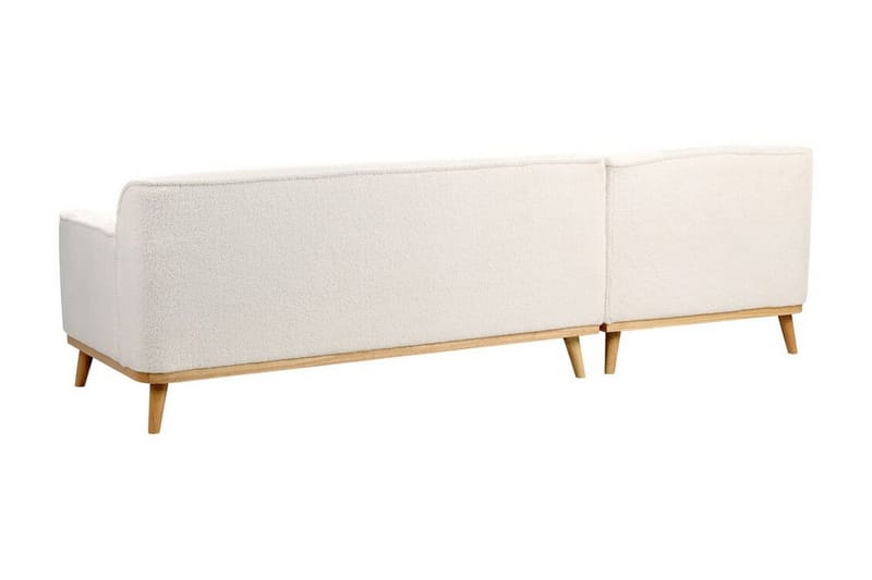 Bree Hörnsoffa 3-sits - Vit/Ljust trä - Möbler - Soffa - Bäddsoffa - Hörnbäddsoffa