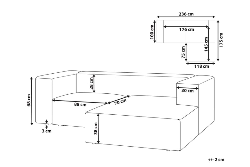 Britt Soffa 2-sits - Beige - Möbler - Soffa - 2 sits soffa
