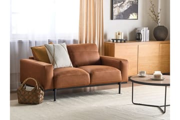 Bruna Soffa 2-sits - Brun - Möbler - Soffa - Skinnsoffa